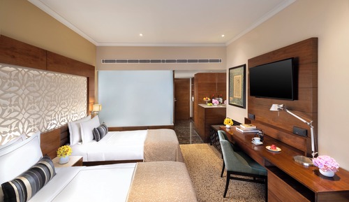 Taj Club Room King Bed Diplomatic Enclave View