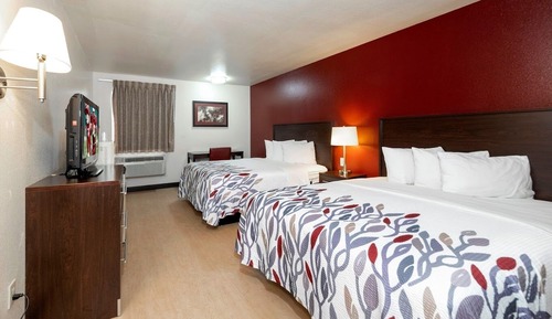 Habitación de lujo, 2 camas dobles, ducha adaptada