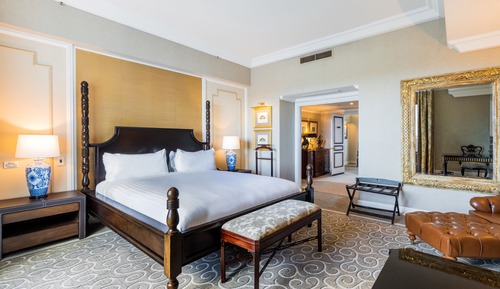 Suite presidencial, 1 cama de matrimonio grande, vistas al río, planta ejecutiva (Stamford Suite)