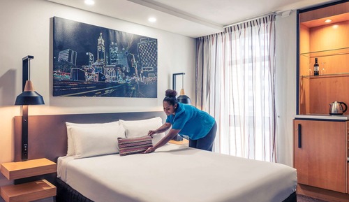 Habitación superior, 1 cama de matrimonio, accesible para personas con discapacidad