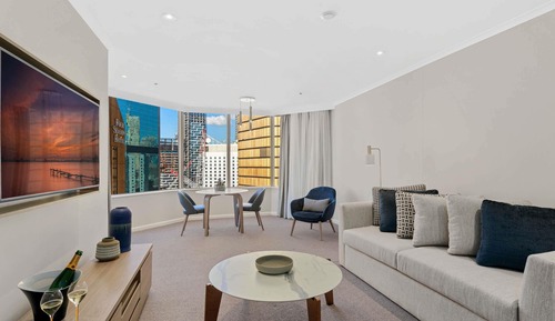 Apartamento Premium, 1 habitación, vistas a la ciudad (1 King Bed)