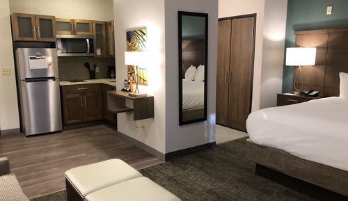 Suite estudio, 1 cama de matrimonio grande con sofá cama, cocina