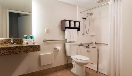 Habitación estándar, 2 camas de matrimonio, accesible para personas con discapacidad (Comm)