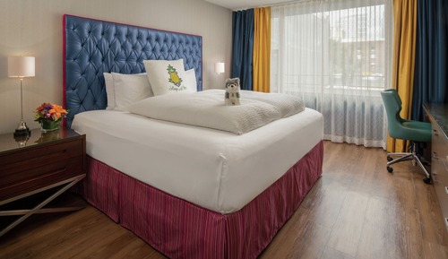 Habitación, 1 cama de matrimonio grande, accesible para personas con discapacidad, con vistas