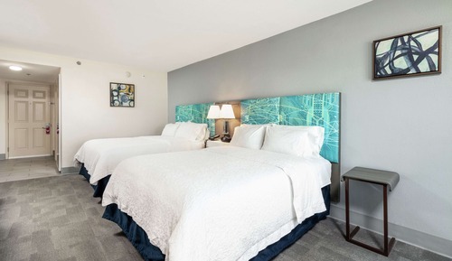 Habitación, 2 camas de matrimonio, no fumadores, frente al mar