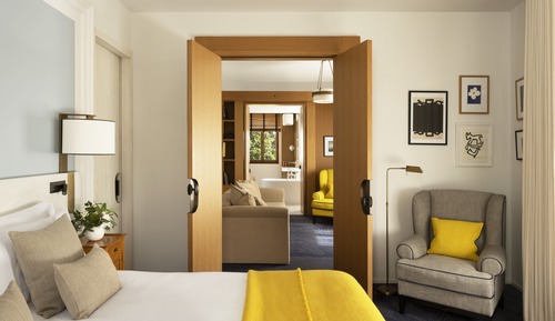 Suite, vistas al parque