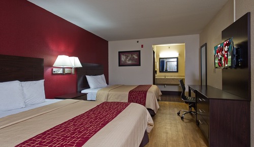 Habitación estándar, 2 camas de matrimonio, accesible para personas con discapacidad, no fumadores