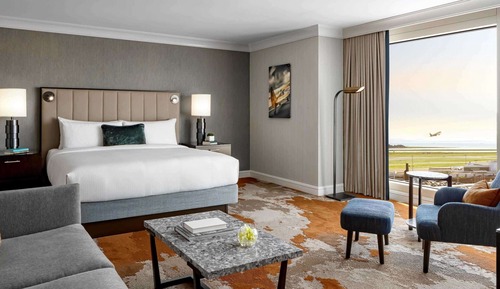 Suite junior, 1 cama de matrimonio grande con sofá cama