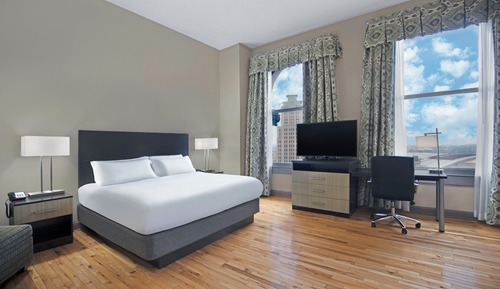 Habitación estándar, 1 cama de matrimonio grande con sofá cama