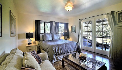 Habitación Deluxe, 1 cama de matrimonio grande con sofá cama, lanai, vistas al jardín