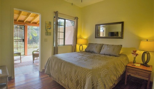 Suite junior, 1 cama de matrimonio, lanai, vistas al jardín