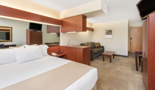 Estudio, 1 cama de matrimonio, accesible para personas con discapacidad (Roll-in Shower)