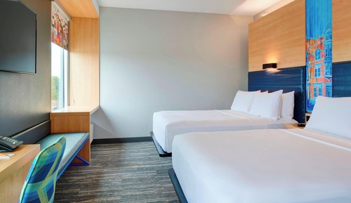 aloft, Habitación, 2 camas de matrimonio, no fumadores
