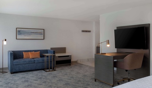 Estudio, 1 cama de matrimonio grande, balcón (Wet bar)
