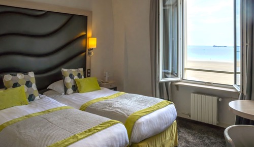 Habitación doble, vistas al mar