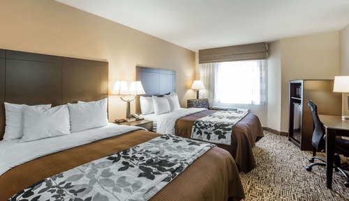 Habitación estándar, 2 camas de matrimonio, no fumadores