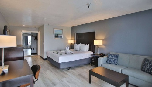 Suite, 1 cama de matrimonio grande, no fumadores, frigorífico y microondas (with Sofabed)