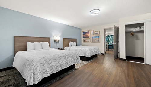 Suite, 2 camas de matrimonio, accesible para personas con discapacidad, cocina (Smoke Free)