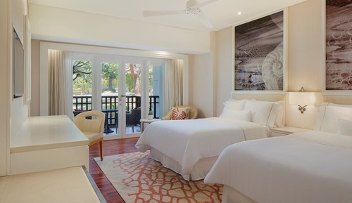 Habitación, 2 camas individuales, vistas al jardín