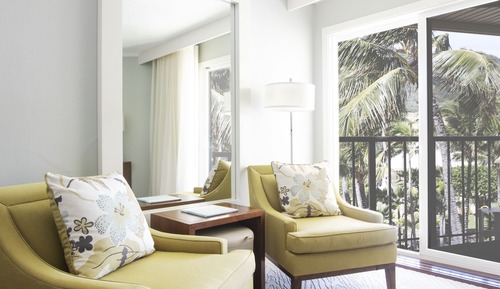 Habitación Premium, 2 camas dobles, vistas parciales al mar