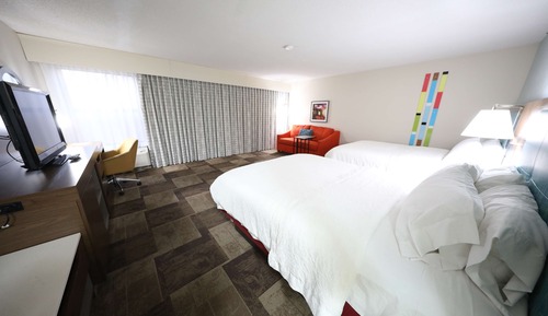 Habitación, varias camas, microondas