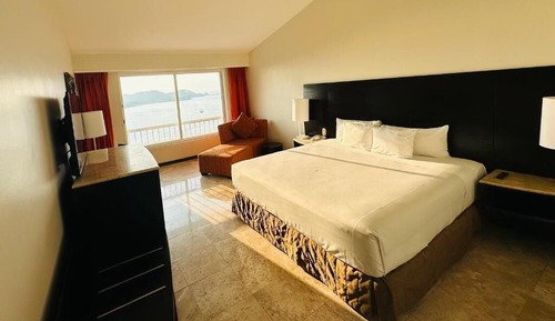 Habitación Deluxe, 1 cama de matrimonio grande, vistas al mar