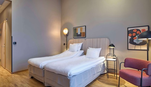 Habitación con 2 camas individuales