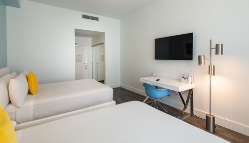 Habitación Deluxe, 2 camas de matrimonio, balcón
