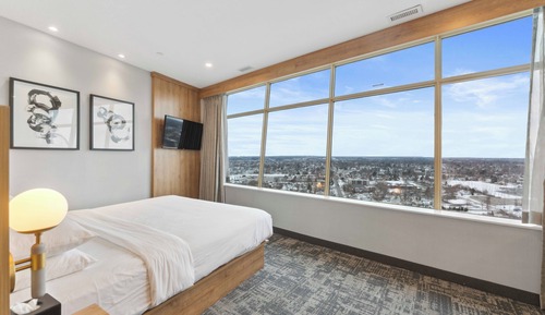 Habitación individual, vistas a la ciudad