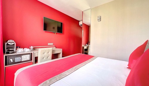 Habitación familiar, 1 cama de matrimonio grande, no fumadores (Twin bed on request)