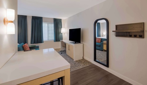Estudio, 1 cama de matrimonio grande, accesible para personas con discapacidad (Mobility/Hearing)