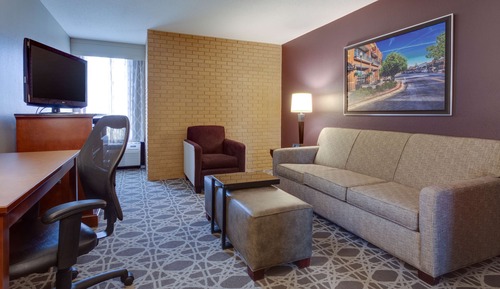 Suite, 2 camas de matrimonio, frigorífico y microondas (2 Rooms, Sofabed)