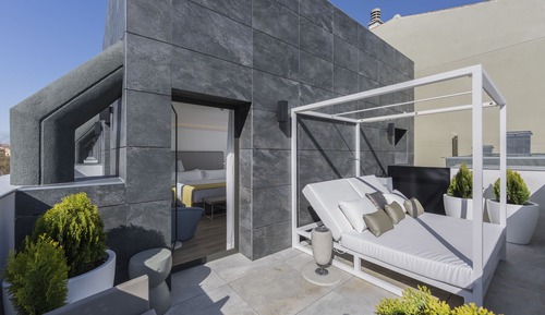 Habitación doble superior de uso individual, terraza (The Corner)
