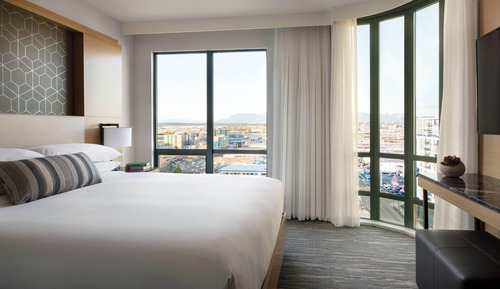 Suite junior, 1 cama de matrimonio grande con sofá cama, no fumadores, vistas a la ciudad