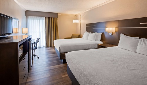 Habitación estándar, 2 camas de matrimonio, no fumadores, frigorífico