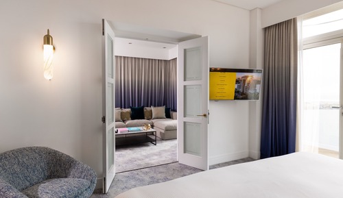Suite, 1 cama de matrimonio grande, vistas al puerto (Super King, Tiger Bay)