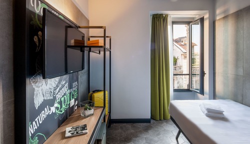 Habitación individual, balcón