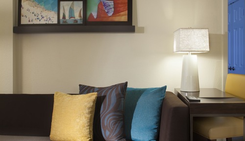 Estudio, 1 cama de matrimonio con sofá cama, balcón