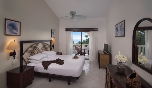 Habitación superior, vistas al jardín