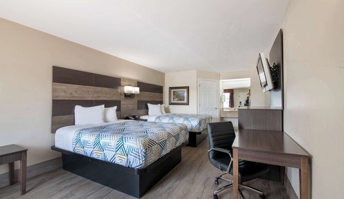 Habitación Deluxe, 2 camas de matrimonio, no fumadores, frigorífico y microondas