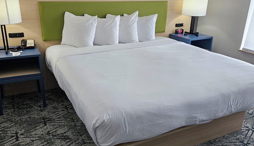 Habitación, 1 cama de matrimonio grande, no fumadores, frigorífico