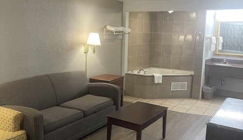 Suite Deluxe, 1 cama de matrimonio grande, bañera de hidromasaje