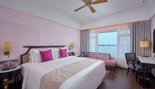 Habitación de lujo, 1 cama de matrimonio grande, vistas al mar