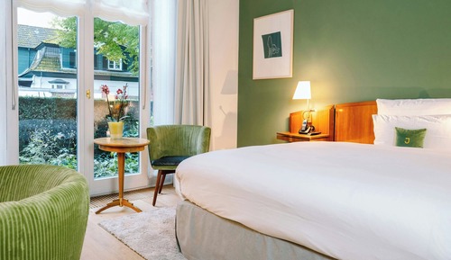 Habitación estándar, 1 cama de matrimonio, vistas a la ciudad