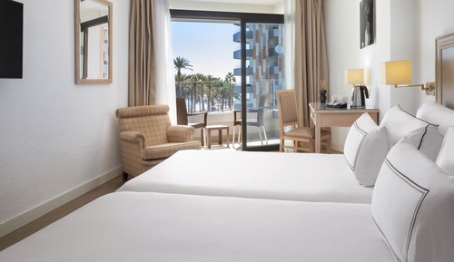 Habitación doble, terraza, vistas al mar (Melia)