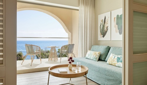 Habitación familiar, vistas al mar