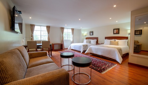 Habitación estándar con 1 cama doble o 2 individuales, 2 camas de matrimonio