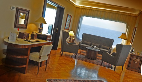 Suite presidencial, vistas al mar