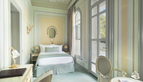 Habitación clásica doble, balcón, vistas al jardín