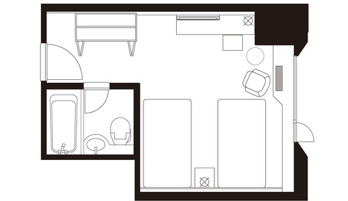 Habitación superior, 1 cama de matrimonio grande, no fumadores